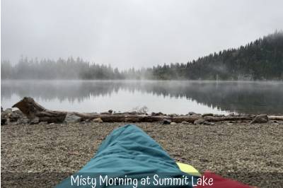 Misty Morning at Summit Lake