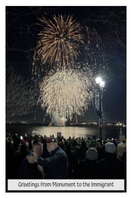 Greetings from Monument to the Immigrant