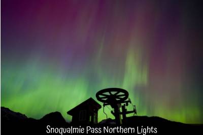 Dancing Lights Above the Peaks